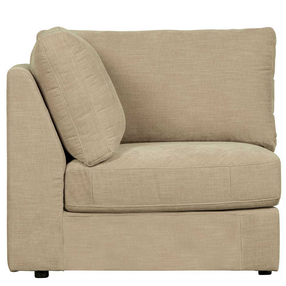 Sofa Kombination Pilamonia mit fünf Modulen in Beige Webstoff