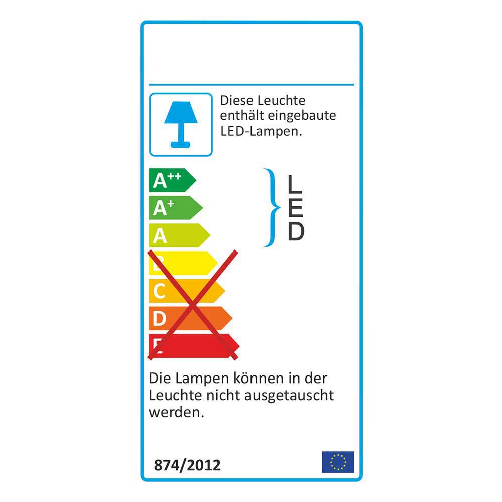 Weiße Schrank Vitrine Barat in modernem Design 199 cm hoch