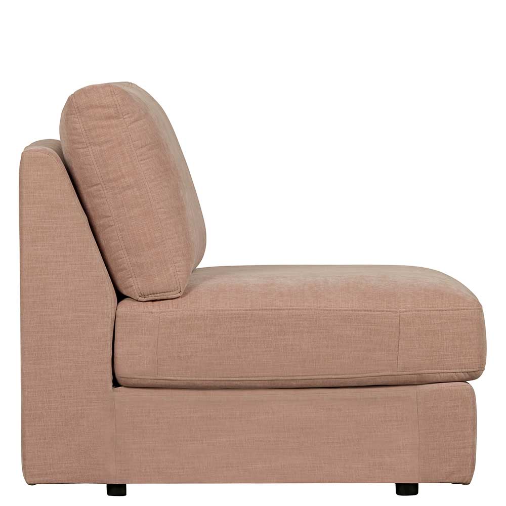 Moderne Modulsofa Element Couch Oktamian in Rosa Einsitzer