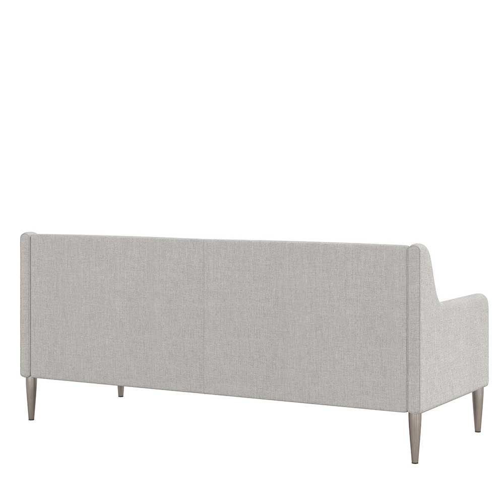 Sofa Nadiola mit drei Sitzplätzen und Vierfußgestell aus Metall