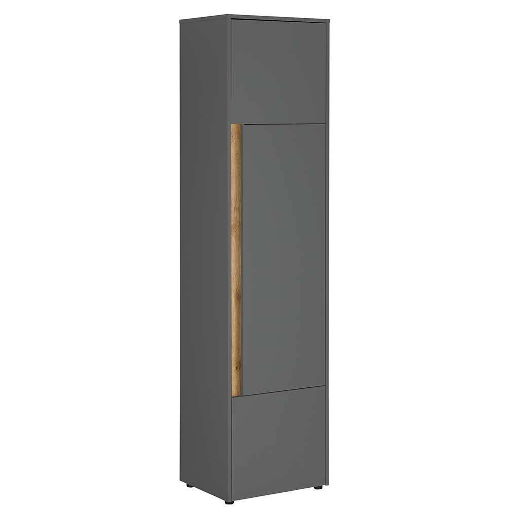 Büroschrank mit Regal Uzniana in modernem Design 70 cm breit (zweiteilig)