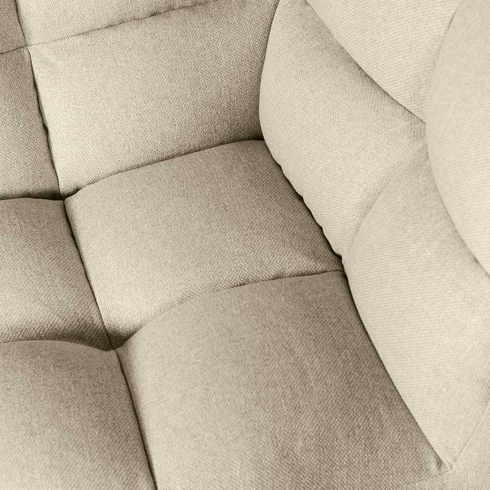 Modulsofa Eckelement Africo in Beige - modernes Design