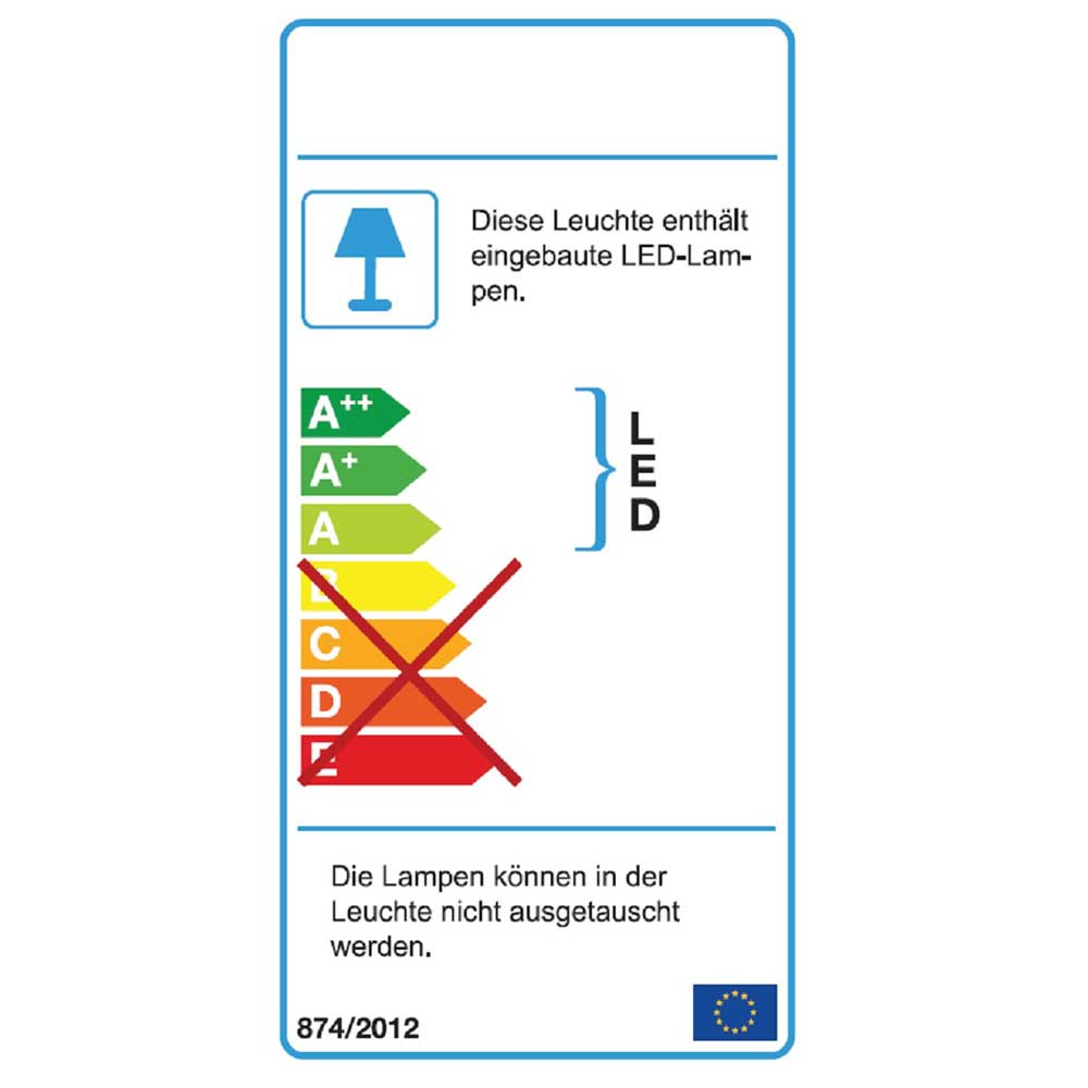 Schrankwand Luzillo in modernem Design mit LED Beleuchtung (vierteilig)