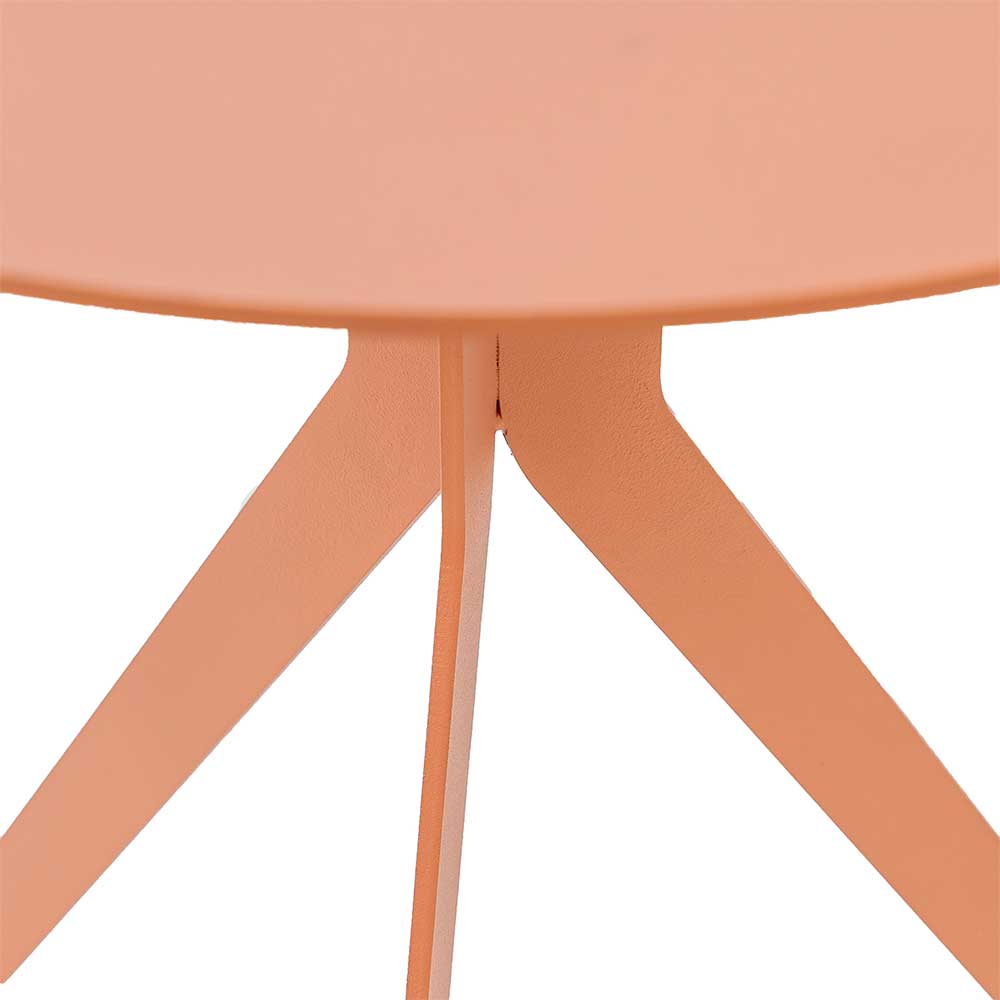 Beistelltischchen Camana in Terracotta im Skandi Design