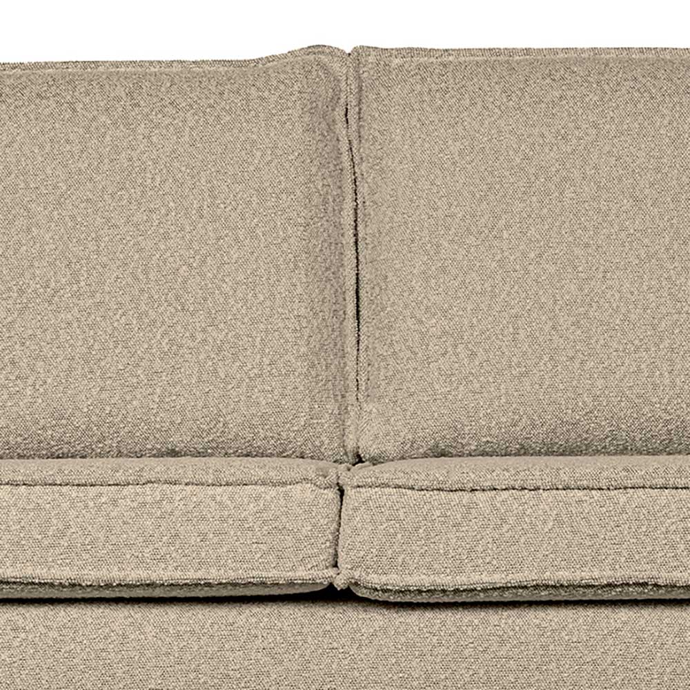 Wohnzimmer Ecksofa Catanias in Beige Boucle 300 cm breit