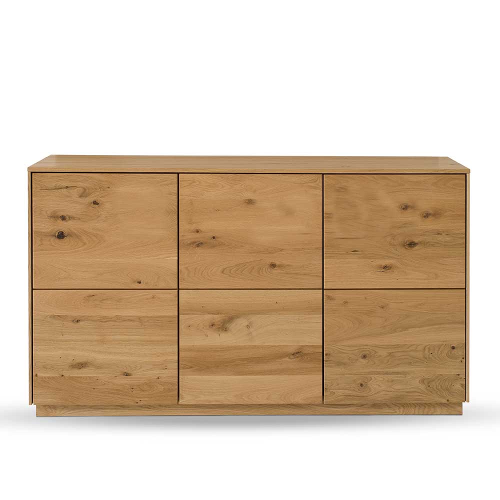 Massivholz Sideboard Klever Wildeiche geölt - 80 cm hoch