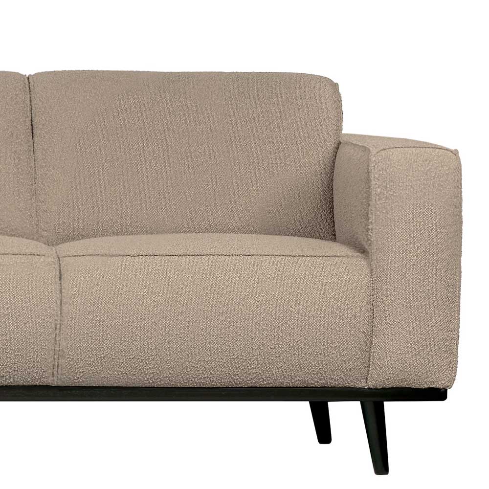 Dreier Sofa Vasilicata in Beige mit Federkern