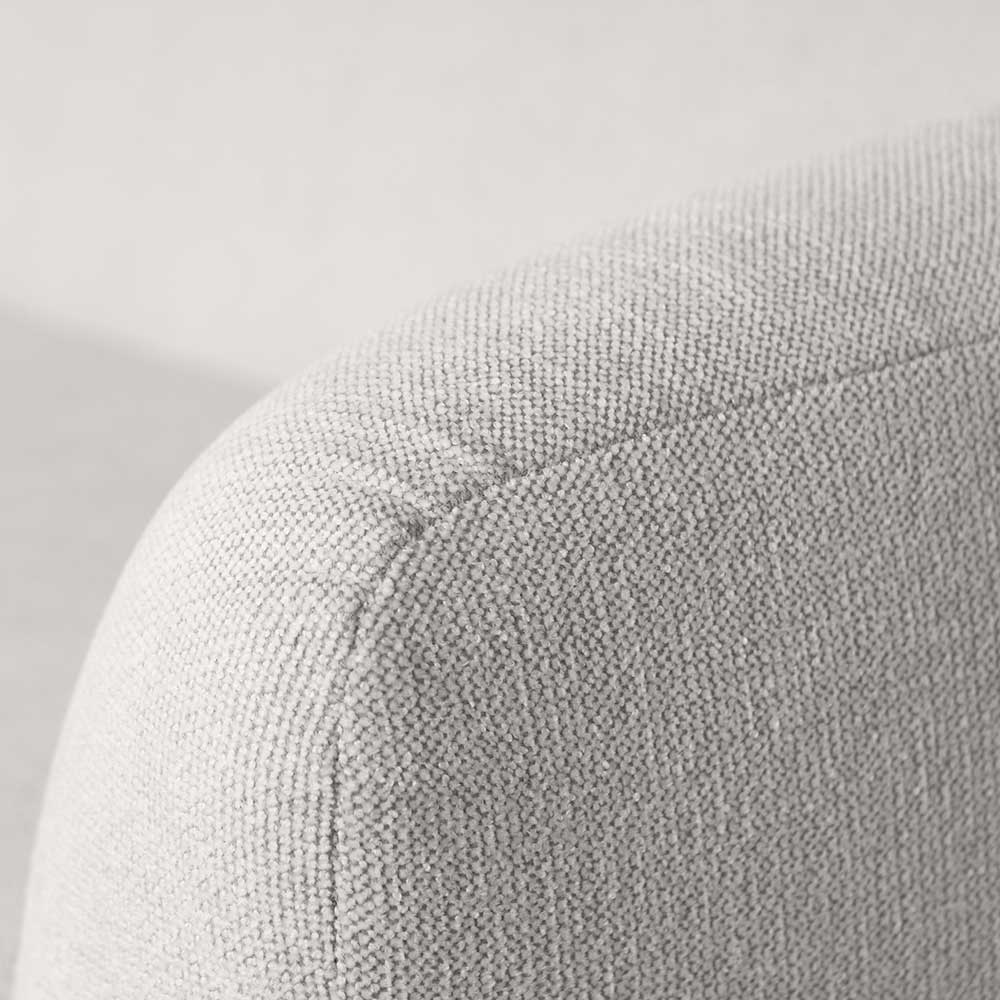 Skandi Design Dreisitzer Couch Xenata in Cremefarben 240 cm breit