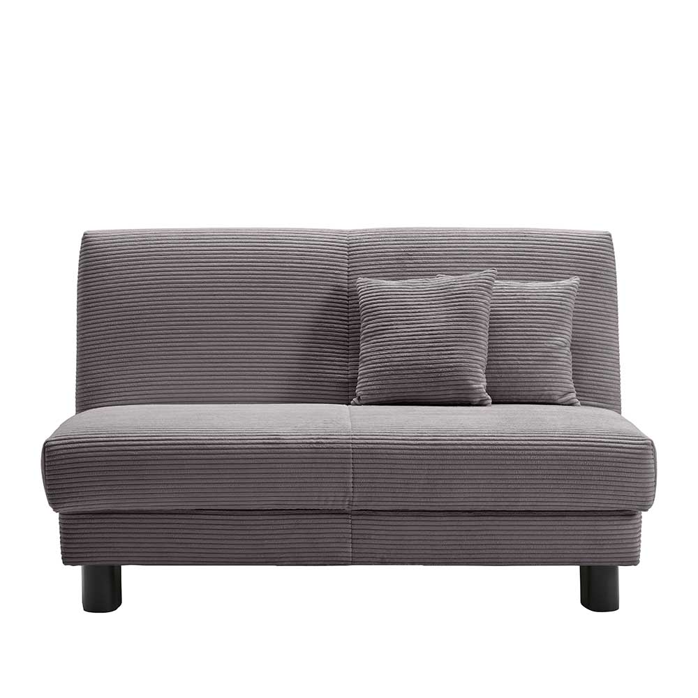 Ausklappbares Sofa Viodora mit Schlaffunktion aus Cord