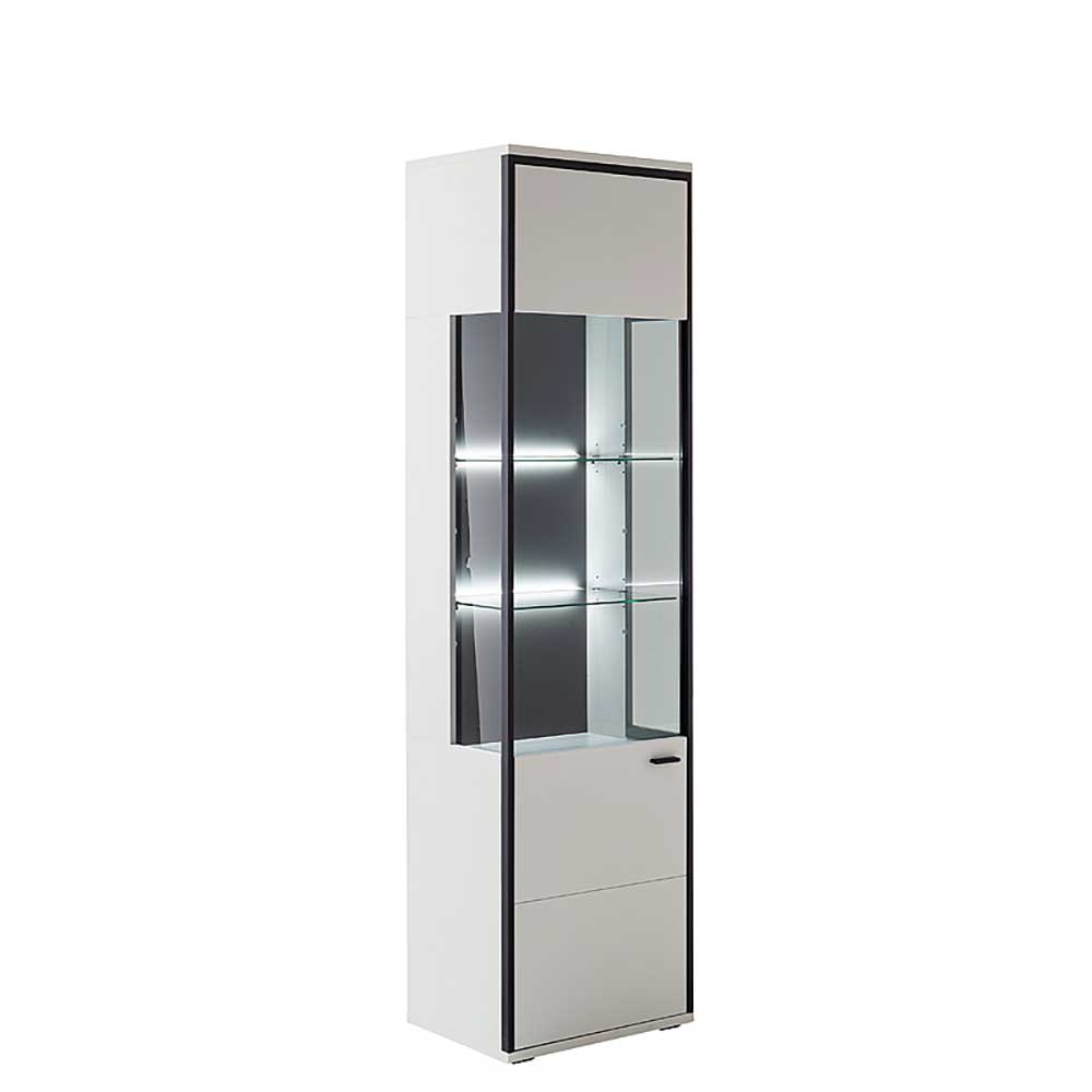 Schrank Vitrine Ukai in modernem Design 54 cm breit