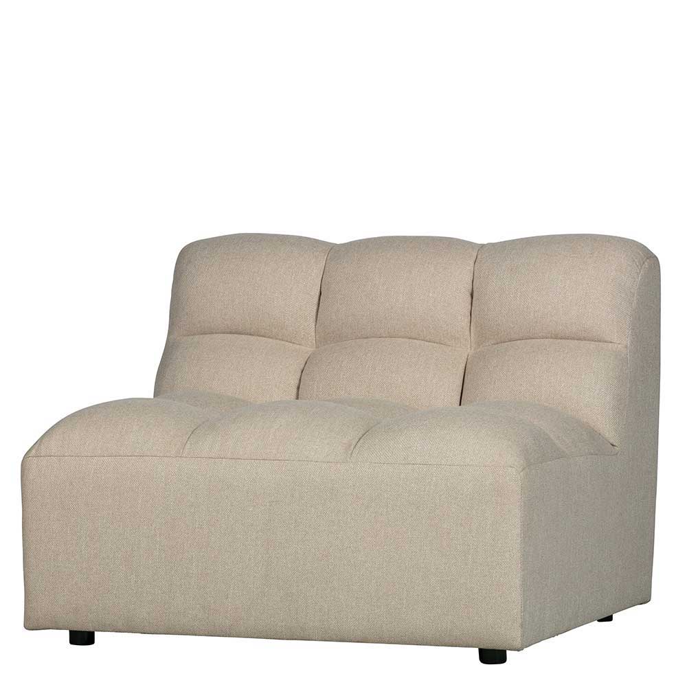 Modulares Ecksofa Maganda mit Nosagunterfederung Stoffbezug Beige