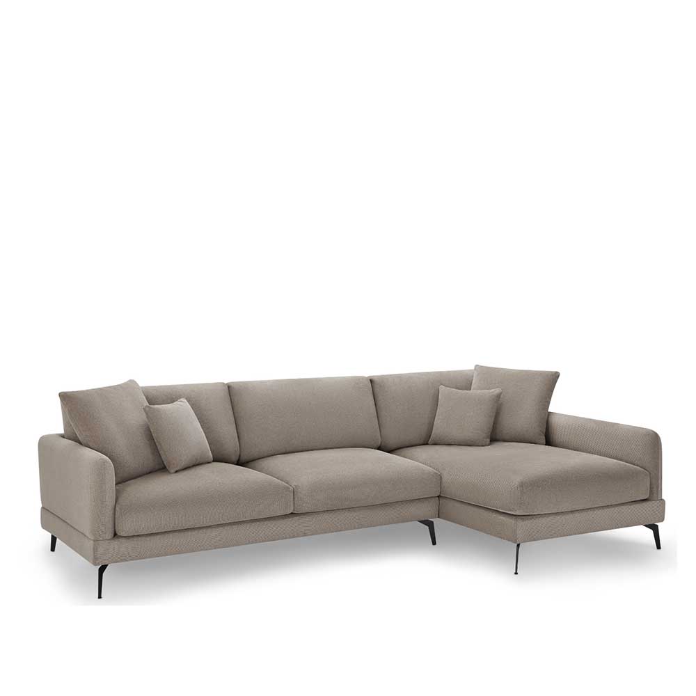 Skandi Design Ecksofa Rigori in Beige 290 cm breit