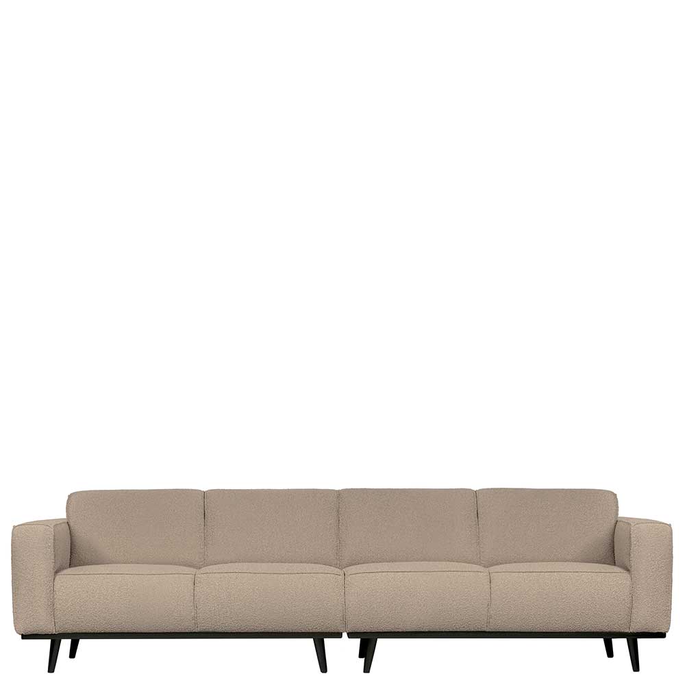 Dreier Sofa Vasilicata in Beige mit Federkern