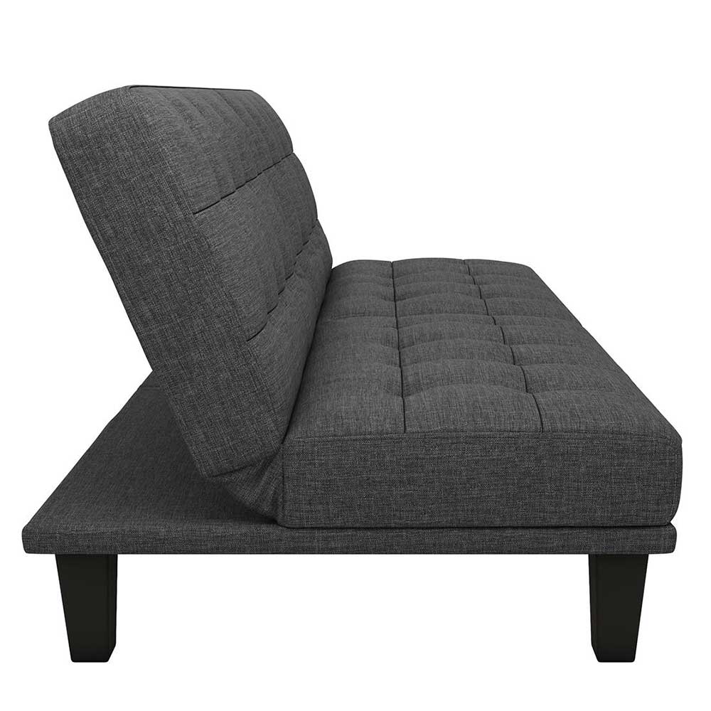 Graues Doppelschlafsofa Faith 185 cm breit und 95 cm tief