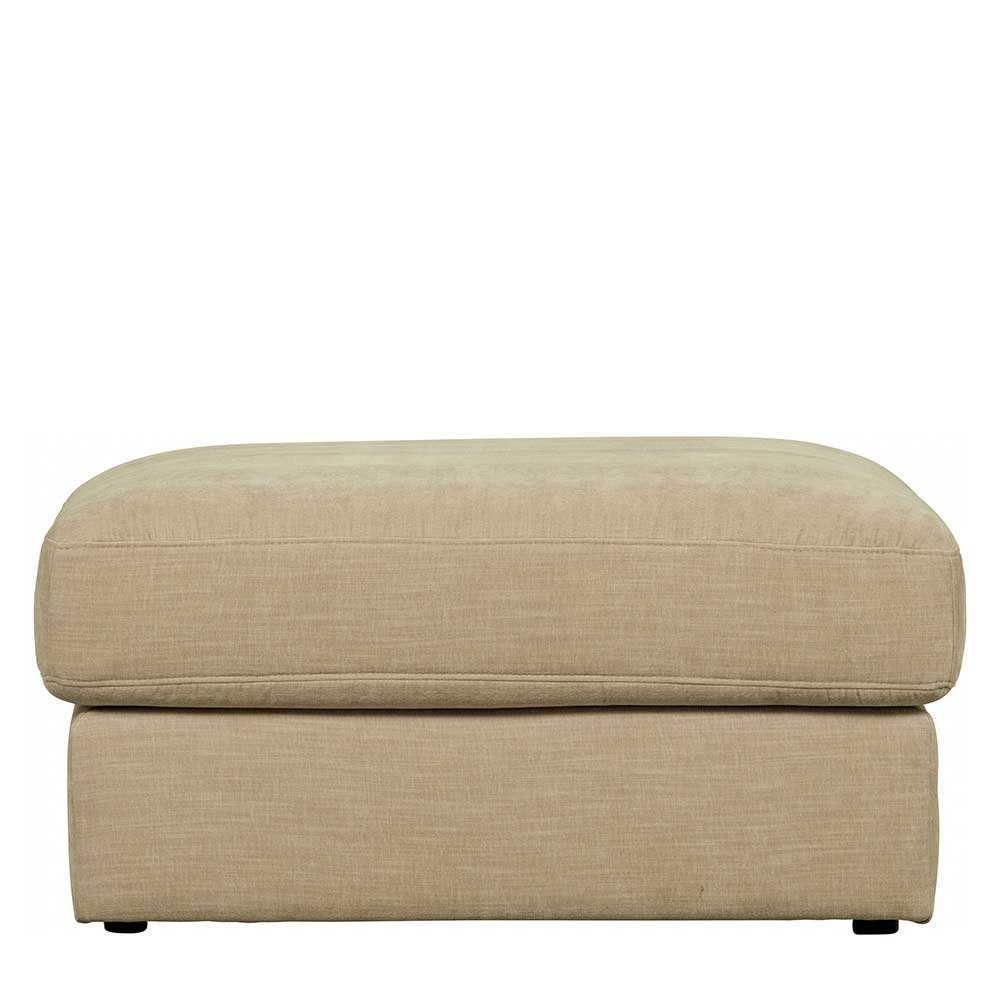 Sofa Kombination Pilamonia mit fünf Modulen in Beige Webstoff