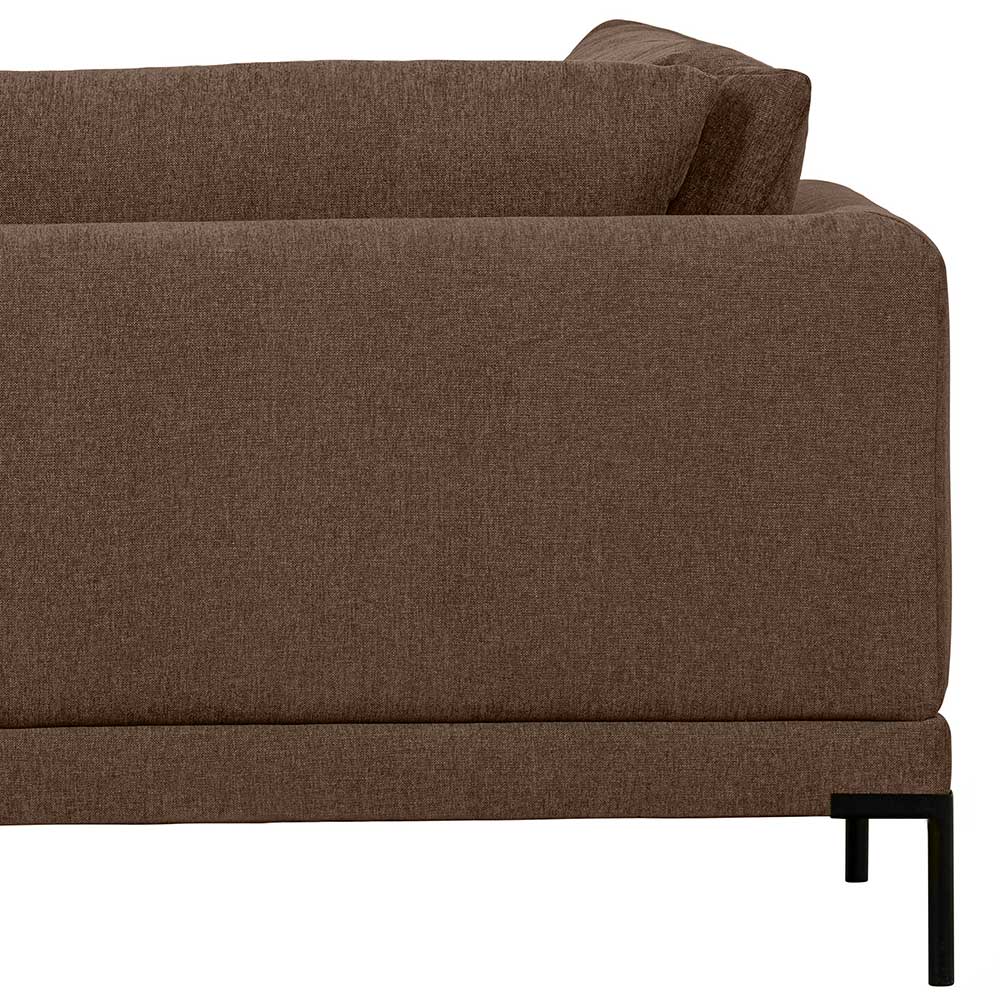 Chaiselongue Lehne links Rio in Braun - Modulsofa Element