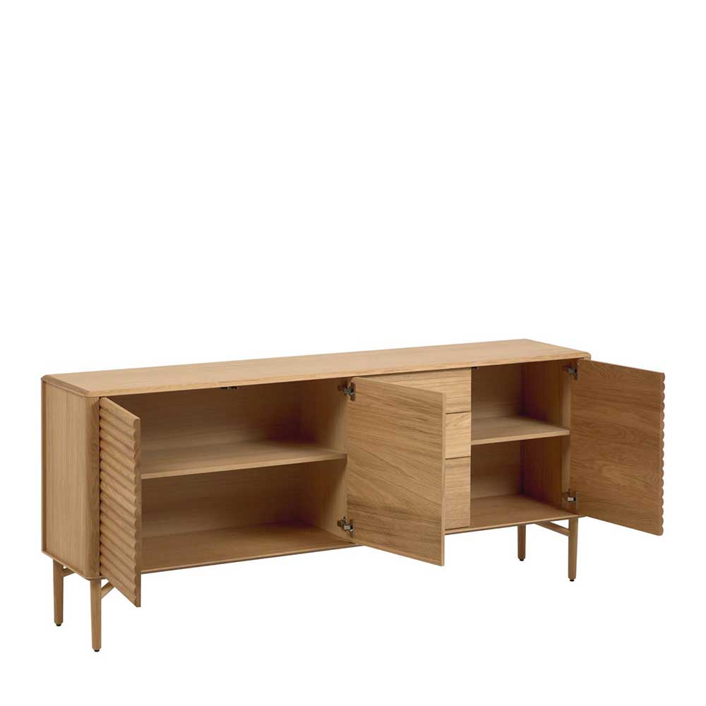 Großes Sideboard Aude 200 cm breit im Skandi Design