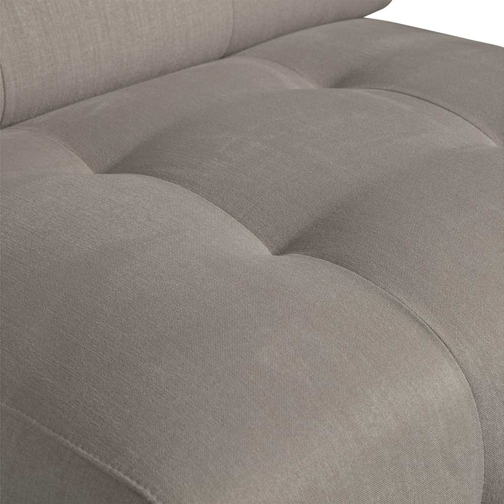 Graugrünes Modulsofa Element Metrianos in modernem Design 90 cm breit