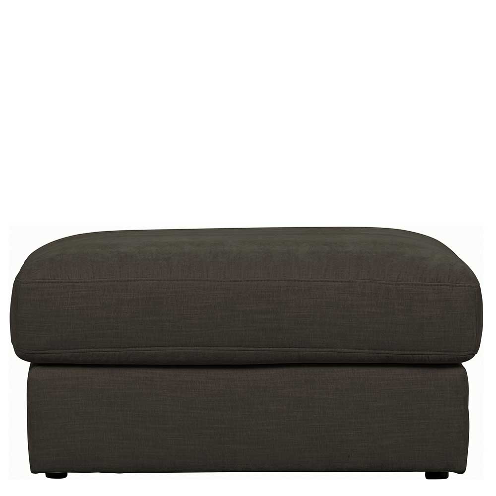 Anthrazit Couchhocker Trois für Modulsofa mit 44 cm Sitzhöhe