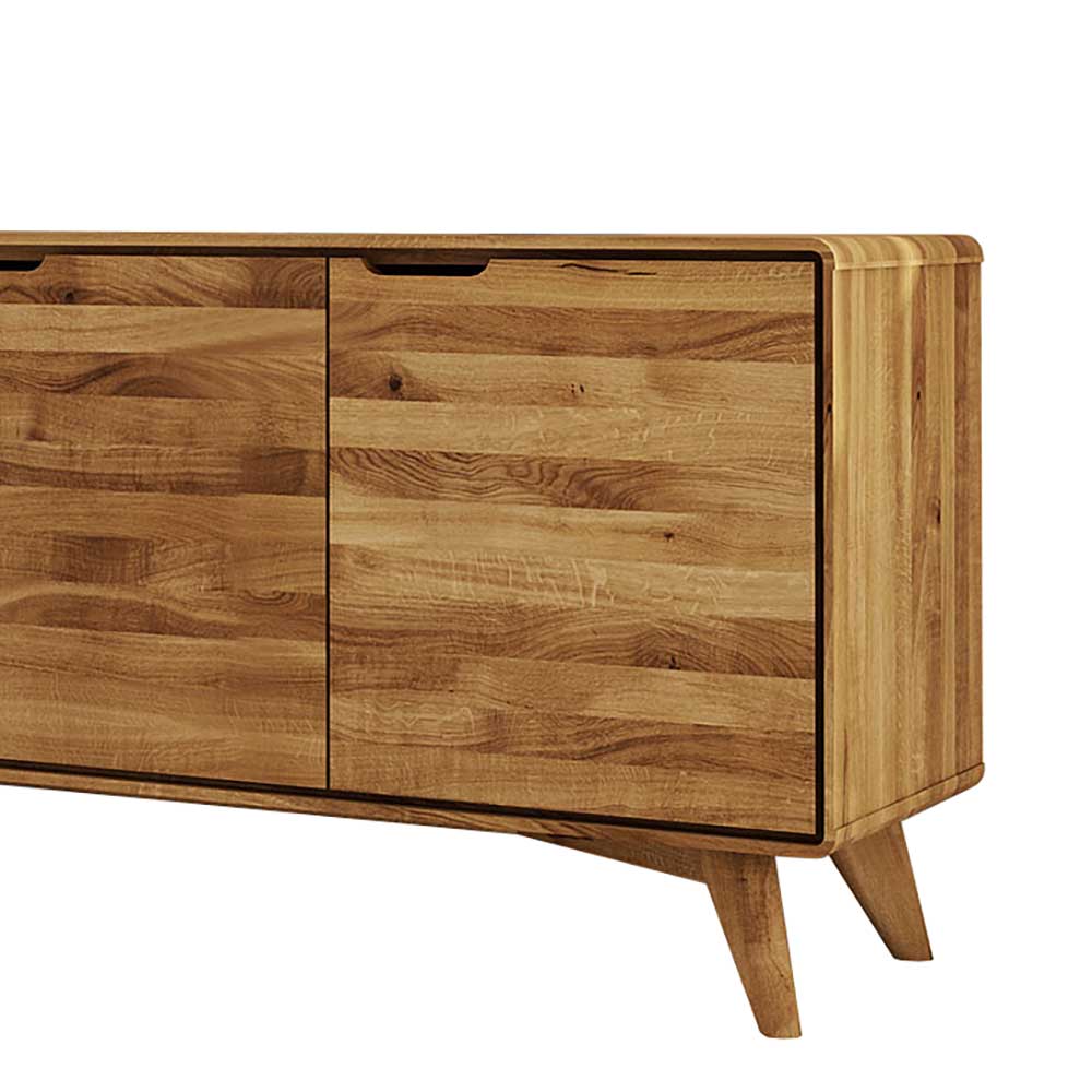 Türen Sideboard Vinial aus Wildeiche Massivholz modern