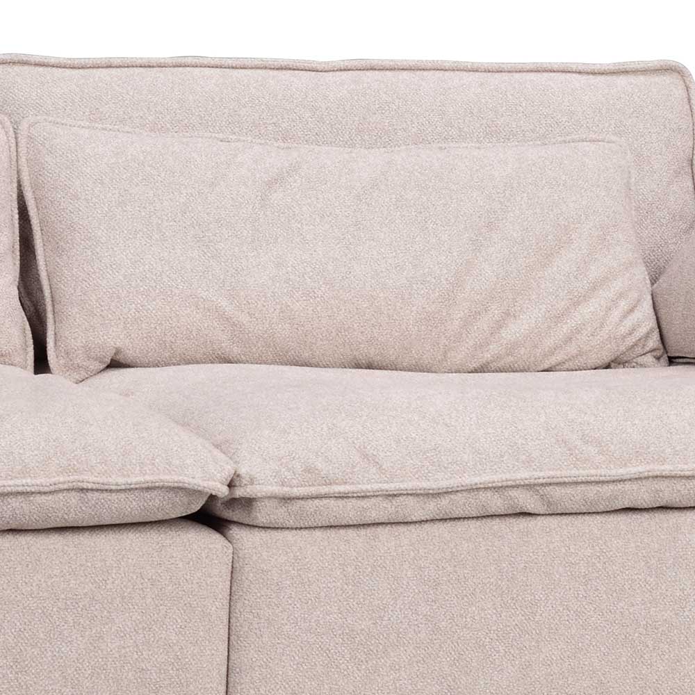 Dreisitzer Couch Tajibo in Beige 259 cm breit - 116 cm tief