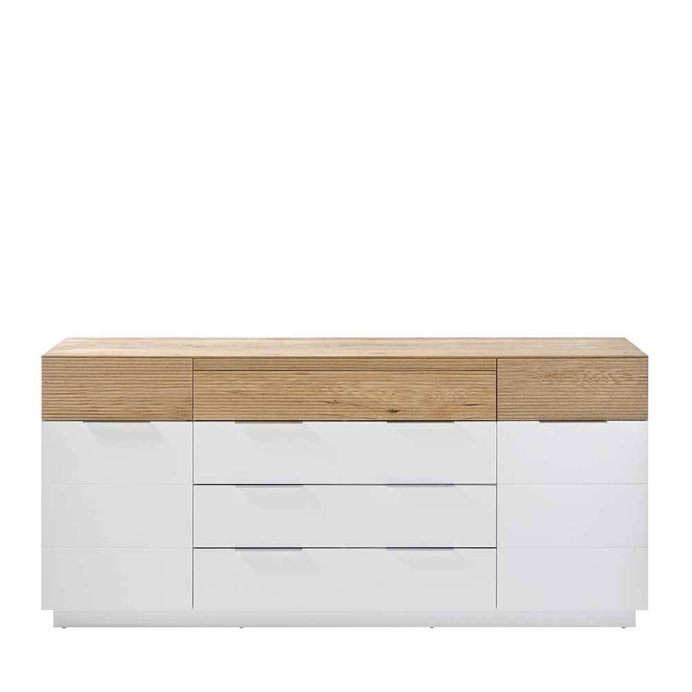 Esszimmersideboard Rissino im Skandi Design mit vier Schubladen