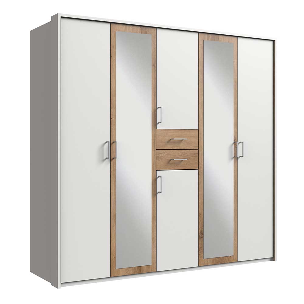 225 cm Kleiderschrank Serian Made in Germany in modernem Design