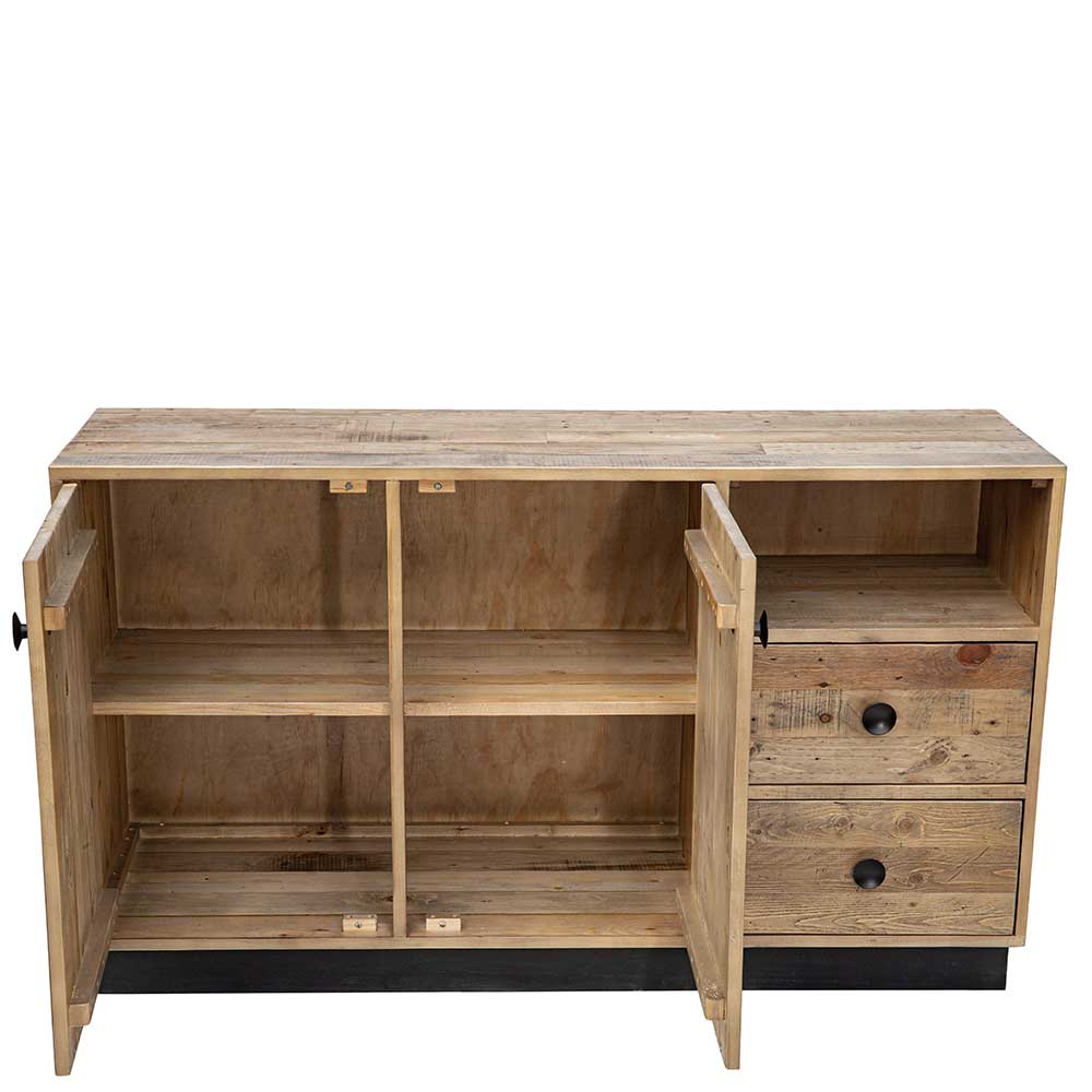 Sideboard Teruld aus Pinie Recyclingholz 140 cm breit