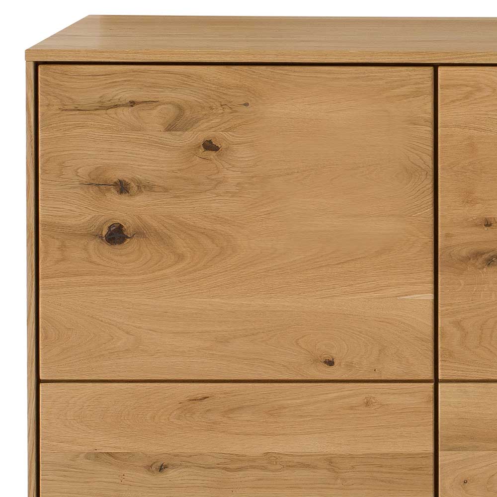 Massivholz Sideboard Klever Wildeiche geölt - 80 cm hoch