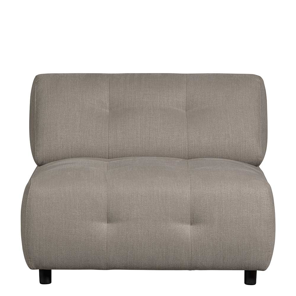 Graugrünes Modulsofa Element Metrianos in modernem Design 90 cm breit