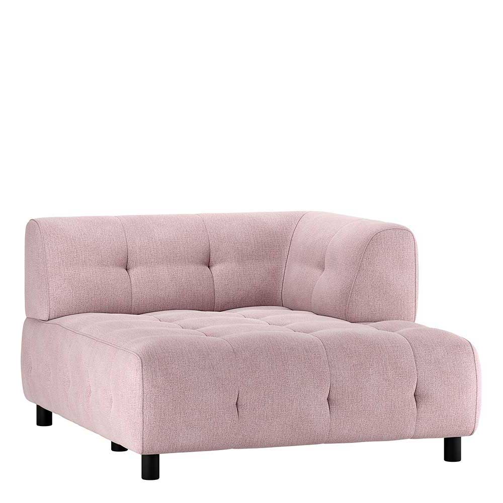 Modulsofa-Element Yukon in Mauve aus Flachgewebe 122 cm breit