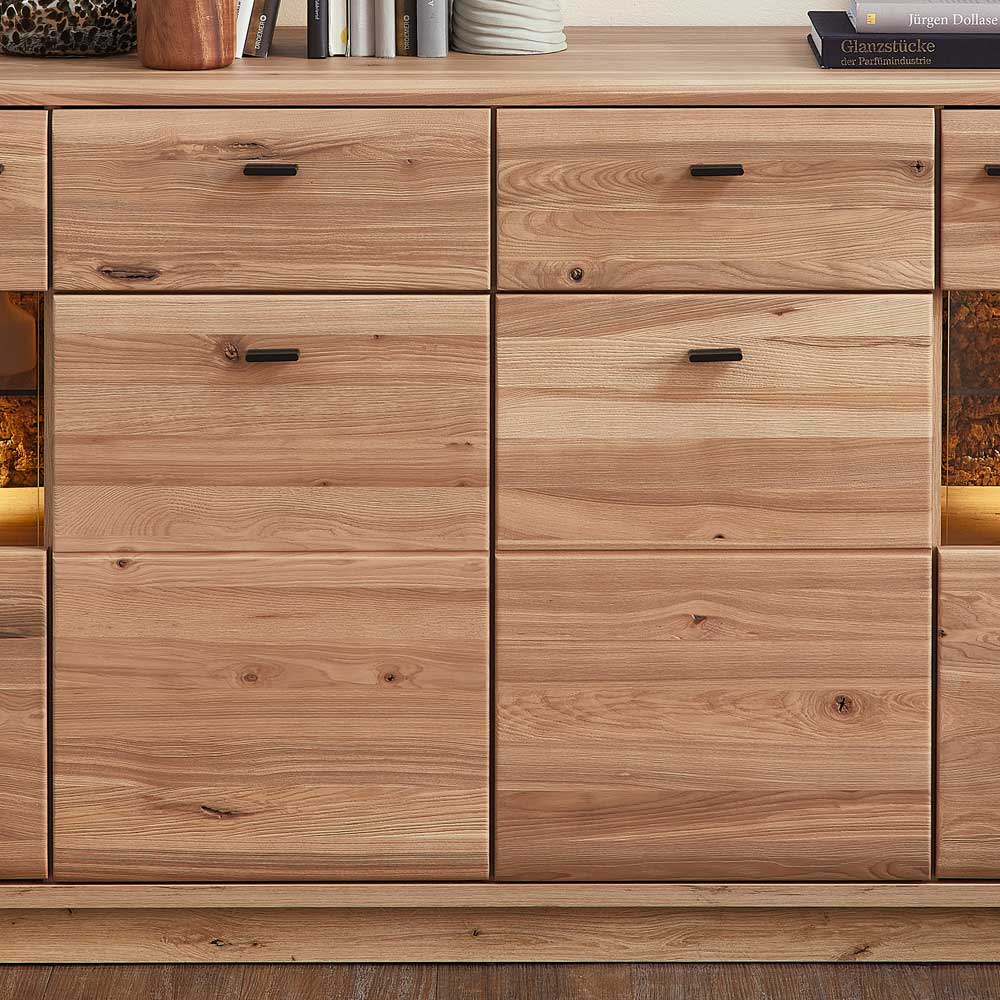 Esszimmersideboard Rhoen in modernem Design wahlweise mit Beleuchtung