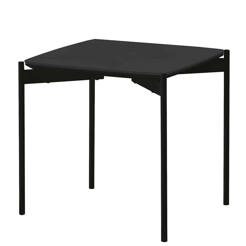 Keramik Wohnzimmer Tisch Pianasola in Anthrazit 35 cm hoch