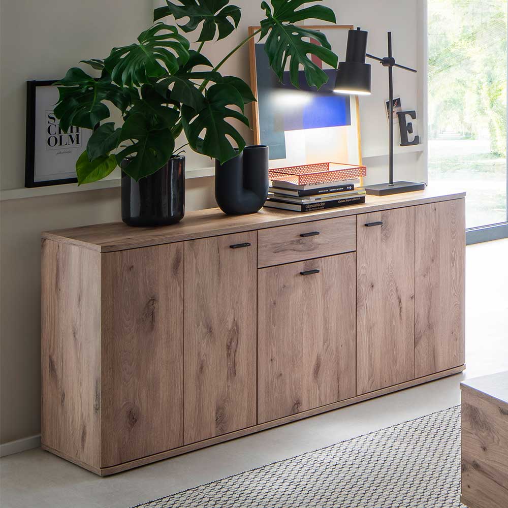 Esszimmersideboard Earns in Wildeichefarben 149 cm breit