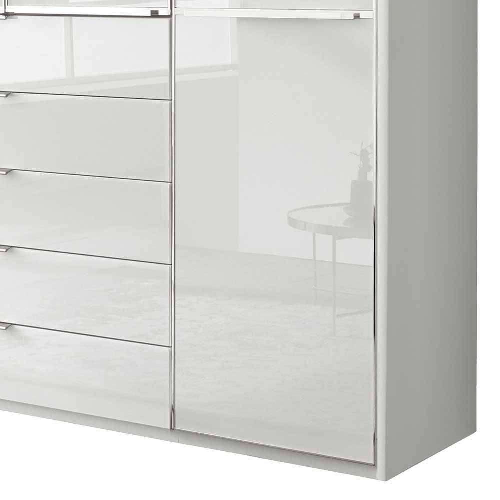 Weißer Schrank Schlafzimmer Bean Made in Germany 198 cm breit