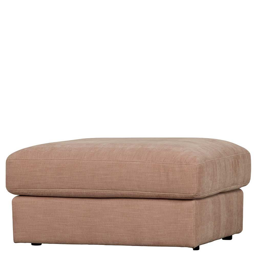 Rosa Couchhocker Oktamian für Modulsofa 44 cm Sitzhöhe