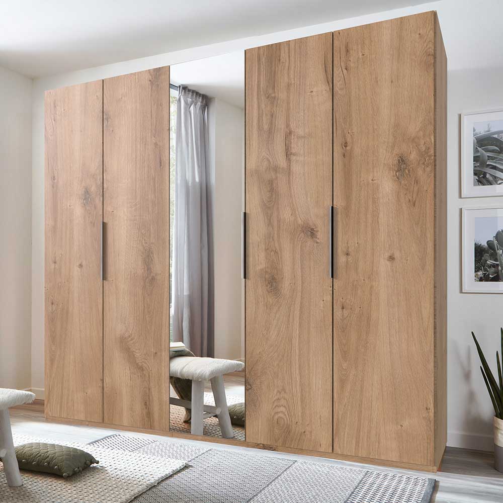 Kleiderschrank mit Spiegeltür Grenvana 250 cm breit - Made in Germany