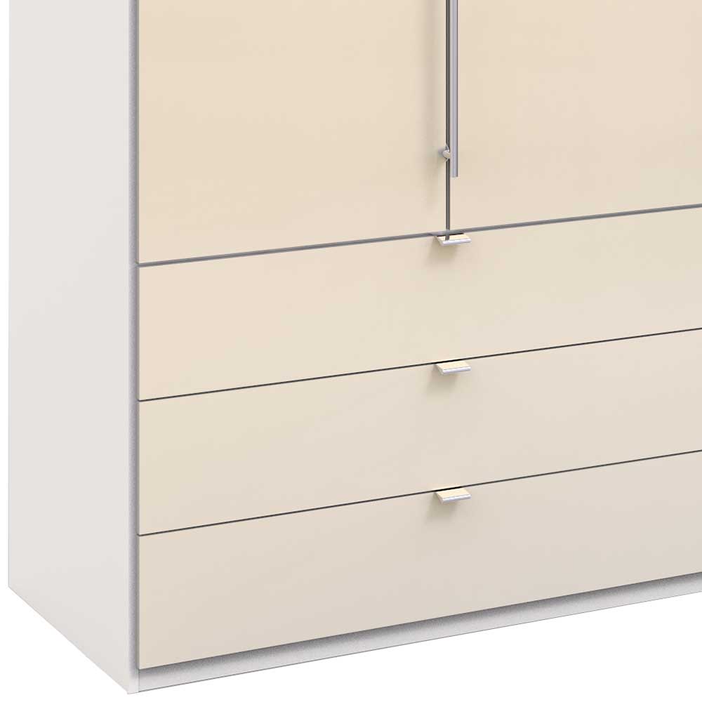 Riesiger Kleiderschrank Invelita in Creme Weiß Made in Germany