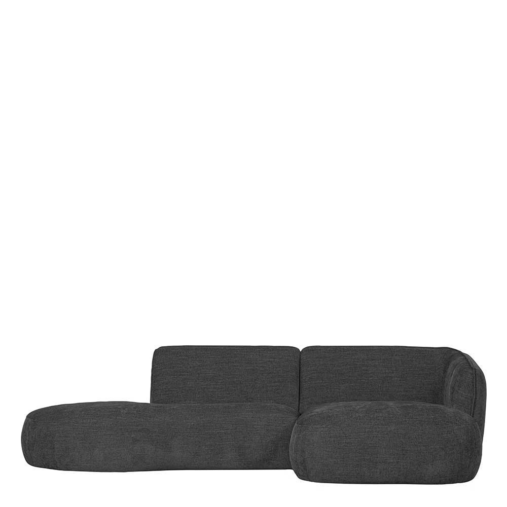 Modernes Polstersofa Emirello in Grau kurzer Schenkel rechts oder links