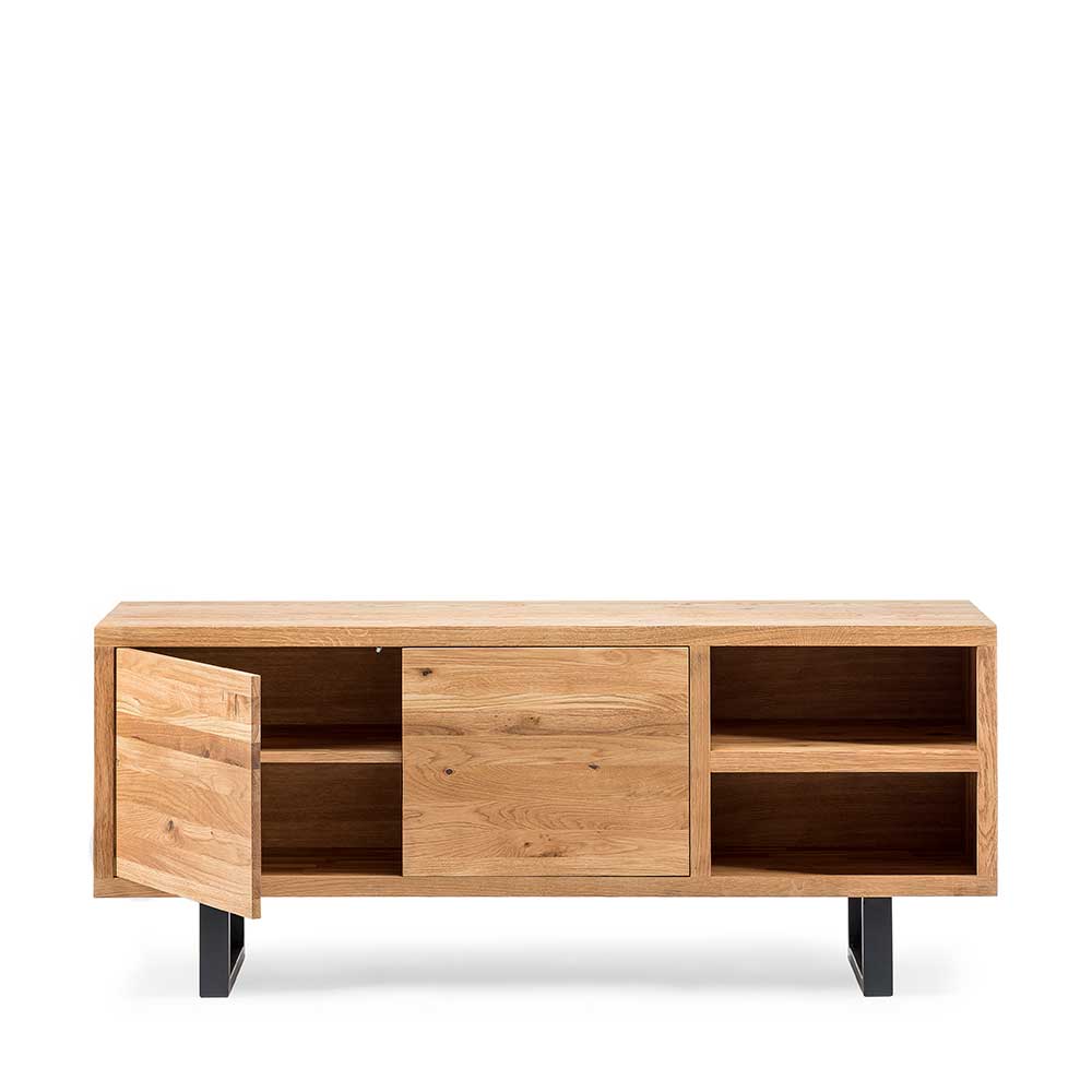 Sideboard Lozar aus Asteiche Massivholz 180 cm breit