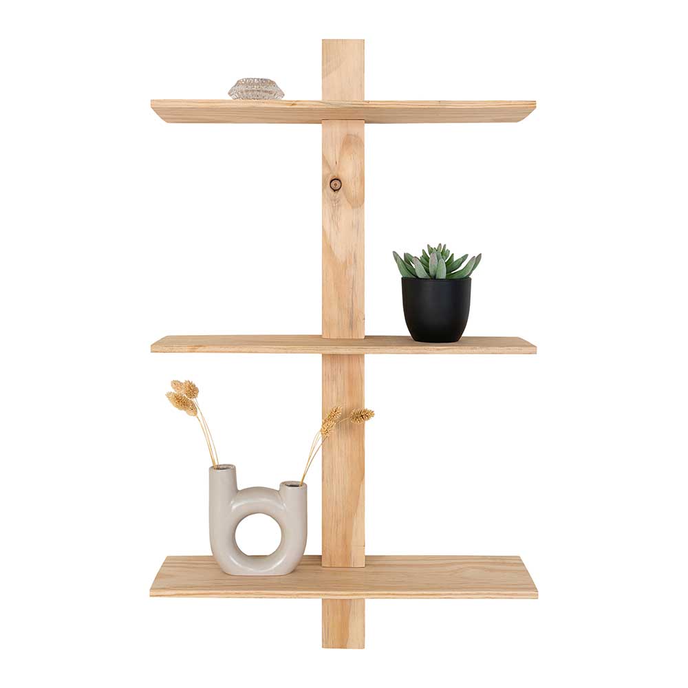 Holzregal Diana im Skandi Design 50 cm breit 83 cm hoch