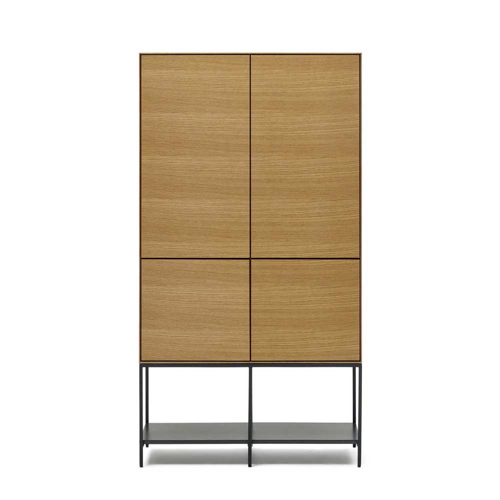 Großes Highboard Zoryac in modernem Design - Eichefarben