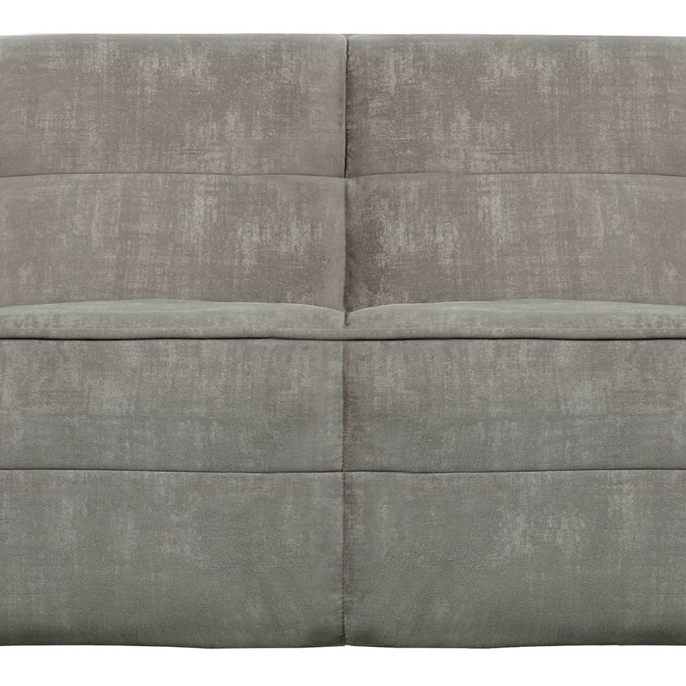 Dreisitzer Sofa Sedcory in Grau Samt 210 cm breit