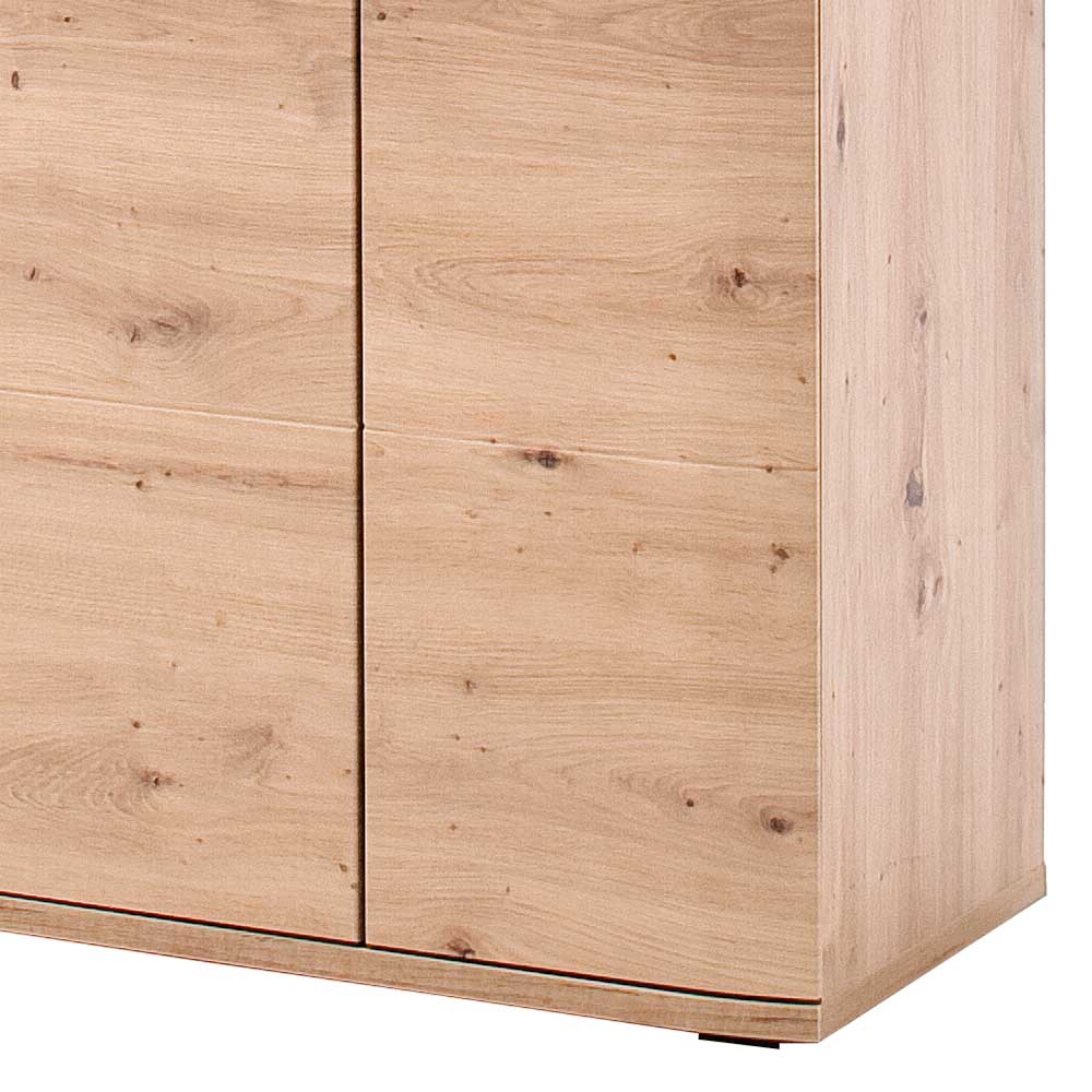 Wohnzimmer Highboard Lucisa in Eiche Optik und Anthrazit modern