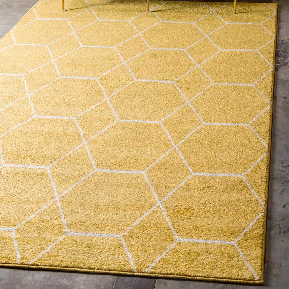 Kurzflor Teppich Modene im Skandi Design mit geometrischem Muster