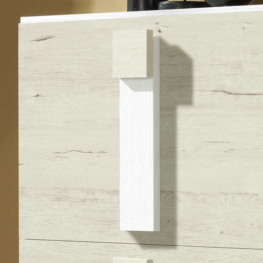 Schuh Klappschrank Istamon in Creme Weiß 65 cm breit