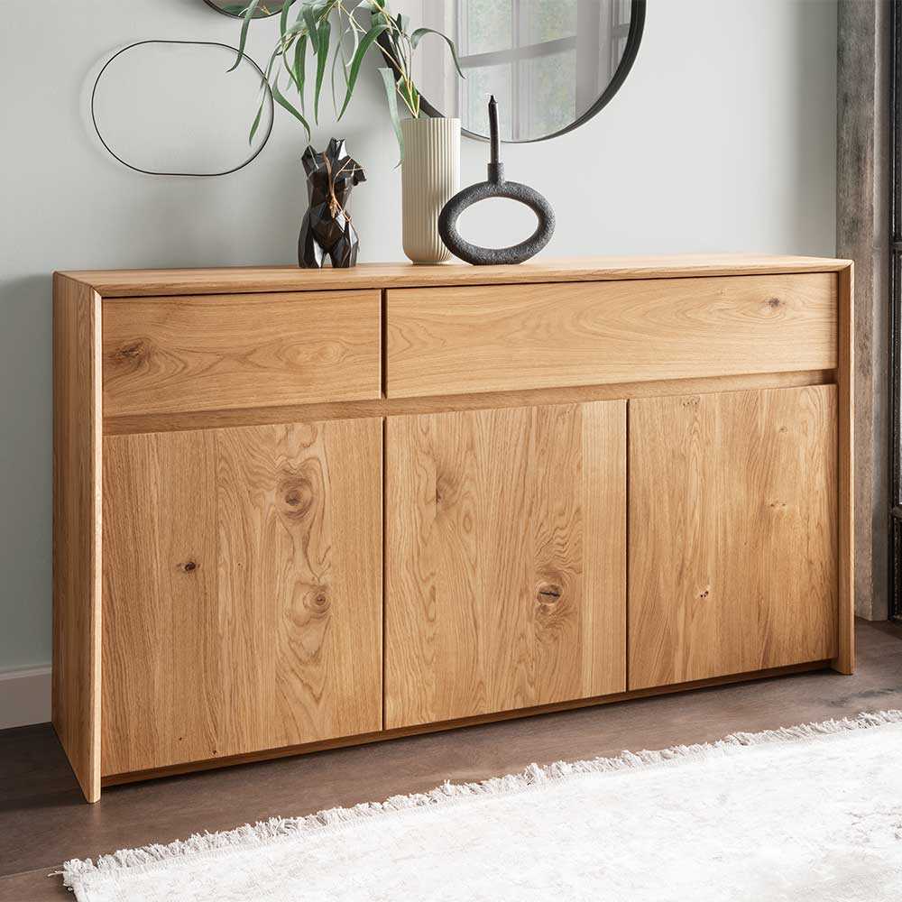 Sideboard Dump aus Wildeiche Massivholz 155 cm breit