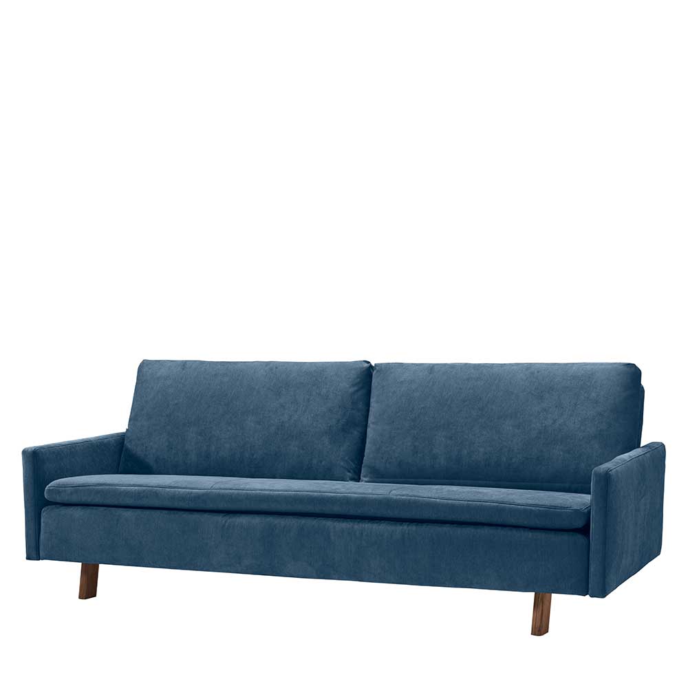 Made in Germany Klappsofa Kobi in Blau und Eichefarben