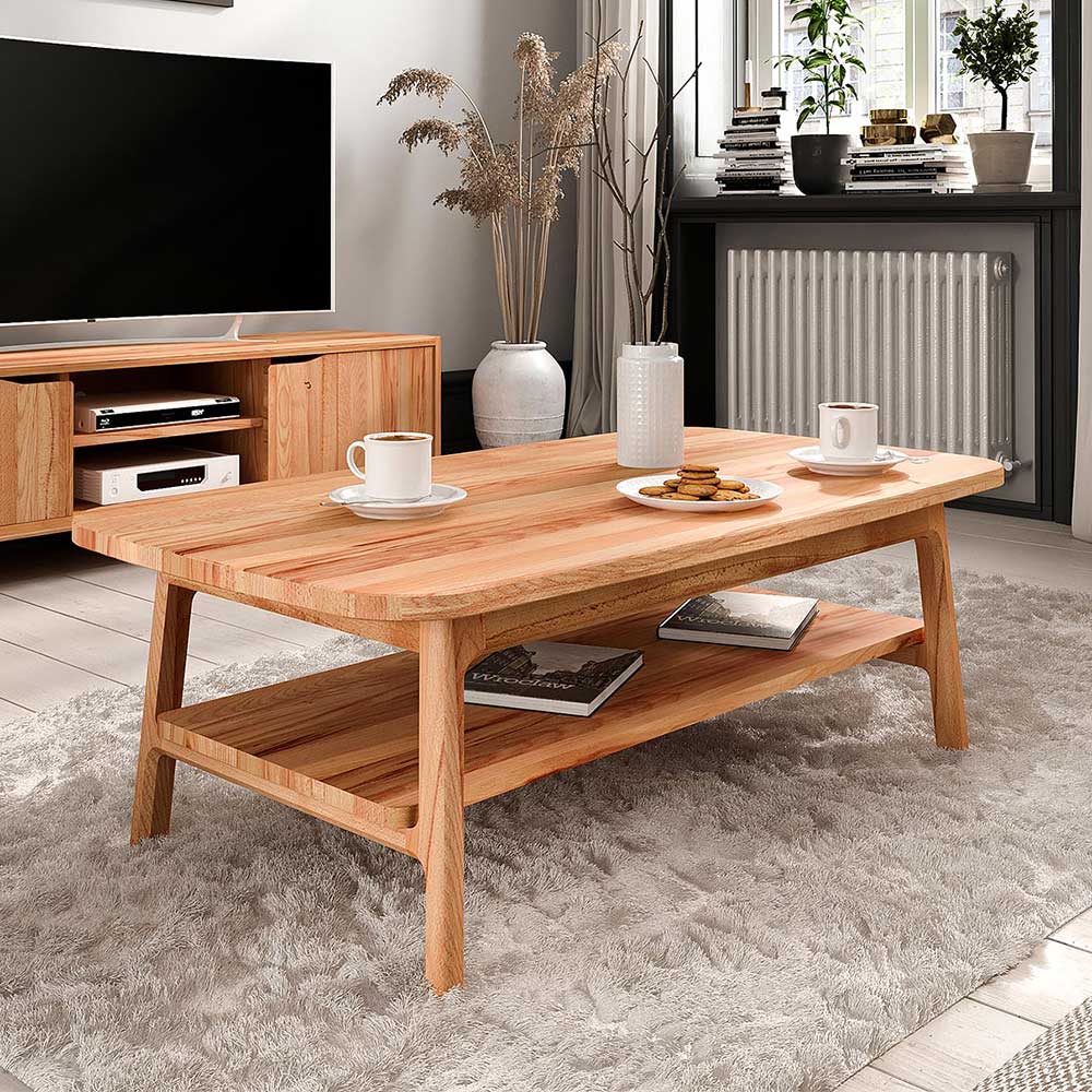 Couchtisch Korres in modernem Design aus Kernbuche Massivholz