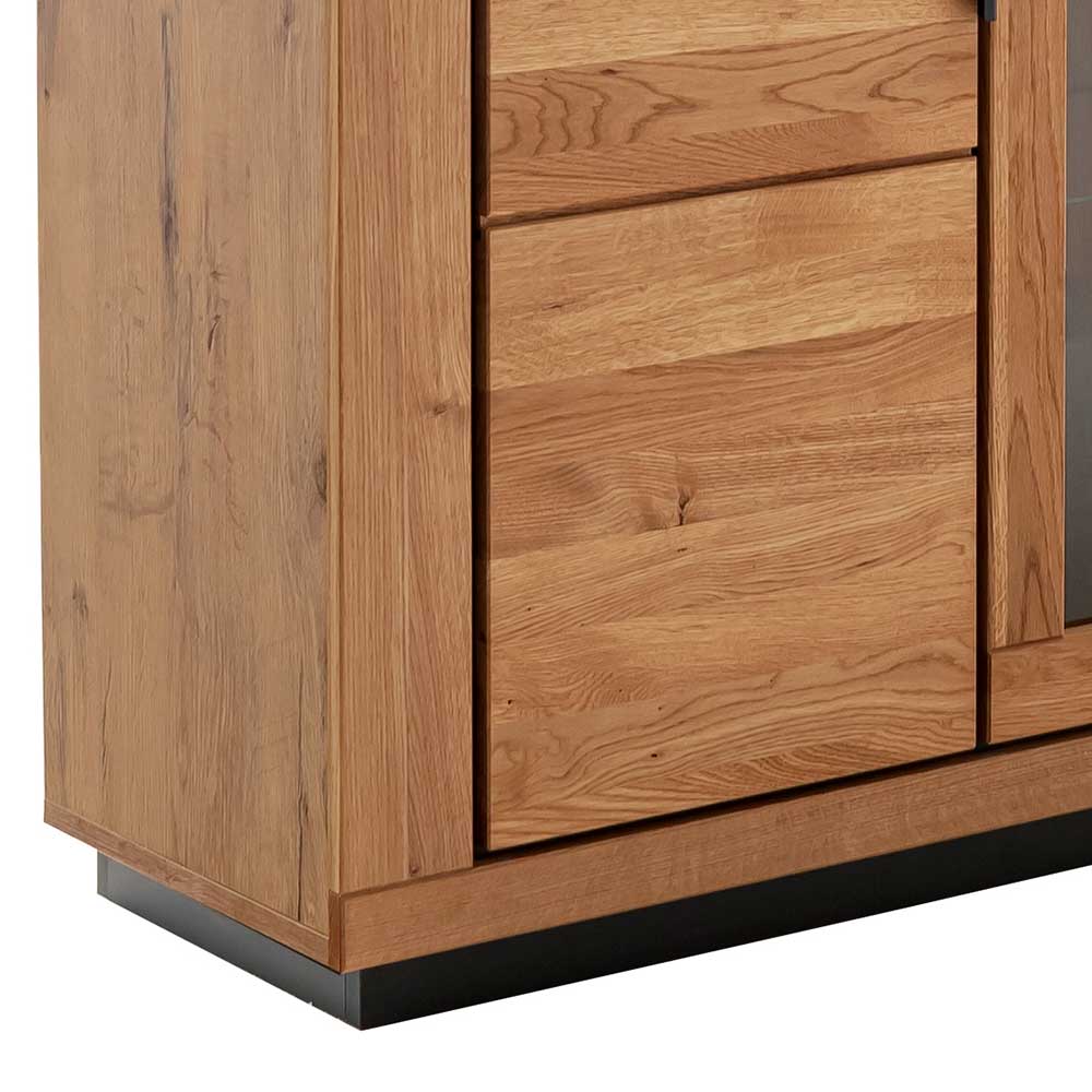 Wohnzimmerschrank Jayva in modernem Design - Wildeichefarben